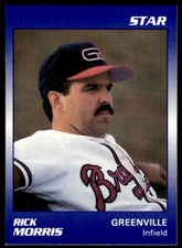 1989 Star Rick Morris Greenville Braves #37