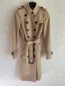 Burberry Prorsum Damen Trenchcoat Beige Gürtel Schwer Baumwolle Größe IT 38 - Bild 1 von 22