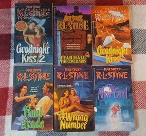Fear Street Lot R. L. Stine Paperback Horror Series YA 1st Ed, 6 Vintage Books - Picture 1 of 8