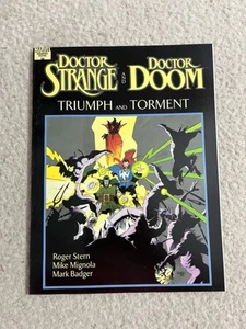 Doctor Strange &Doctor Doom: Triumph & Torment Graphic Novel 1st print 1989 - Picture 1 of 3