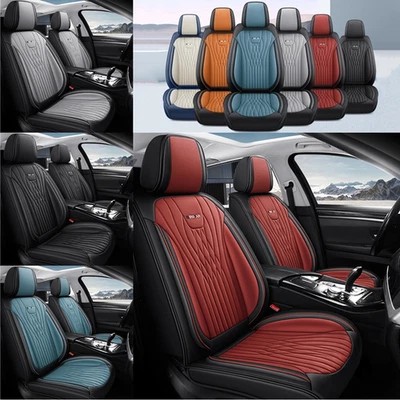 Juego completo de funda de asiento de cuero PU de 5 asientos para Mercedes Benz Clase S W220 221 222 223 Foto 1 de 4