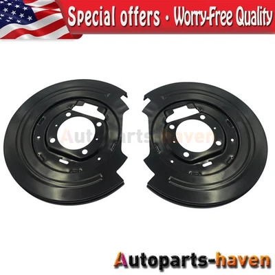 For 1997-2004 Ford F-150 Heritage F-250 Lobo Lincoln 2PCS Rear Brake Dust Shield Foto 1 de 4