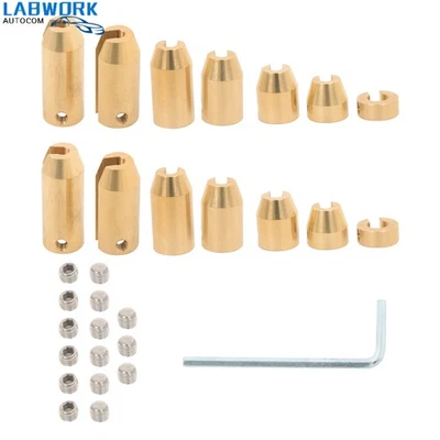 Radios de rueda de latón reutilizables para motocicleta equilibrio pesas recarga universal paquete de 14 Foto 1 de 4