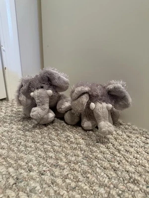 Webkinz Ganz Small Elephants Plush Stuffed Animal No Code Lot of 2 - Image 1 of 2