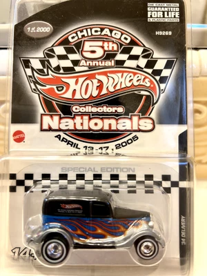 HW RLC 5th Collectors Nationals '34 Ford Delivery 1 из 2000 г. Бесплатная доставка! - Изображение 1 из 2
