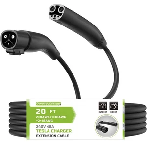 Cable de extensión cargador Aweltec EVMaster 20' Tesla XH-EC-T2T - Imagen 1 de 3