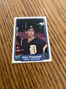 Alan Trammell 1982 Fleer #283 Detroit Tigers Baseballkarte -Near Mint-HOF-Selten - Bild 1 von 2