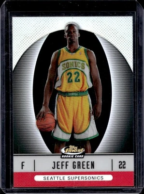 Jeff Green 2006-07 Topps Finest #105 Refractor /399 - Image 1 of 2