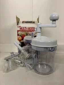 Vintage Super Multi-Mixer Mixer & Chopper - Manual Mixer Food Processor - Picture 1 of 8