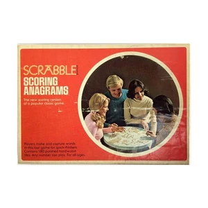 Selchow & Righter Boardgame Scrabble - Scoring Anagrams Box VG/EX - Picture 1 of 1