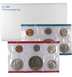 1978 Uncirculated Coin Set U.S Mint Original Government Packaging OGP - Picture 1 of 1