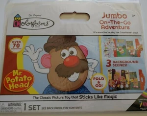 NEW Colorforms Jumbo On-The-Go Adventure Mr. (and Ms.) Potato Head Activity Pad - Picture 1 of 4