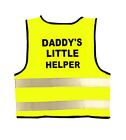Christmas Stock Filler HiVis Safety Yellow Vest Jacket Daddy Little Helper Gift 