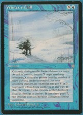 Winter's Chill Ice Age PLD Blue Rare MAGIC GATHERING CARD (ID# 214026) ABUGames