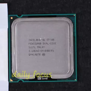 Intel Pentium Dual-Core E5300 2.6 GHz AT80571PG0642ML CPU LGA 775 800 MHz - Picture 1 of 2