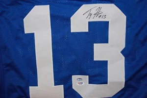 TY Hilton Autographed custom Blue Indianapolis Colts Jersey PSA - Picture 1 of 5