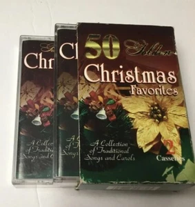 50 Golden Christmas Songs 1996 Madacy Cassette Tape Set AV-4-9477 Favorites - Picture 1 of 8