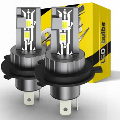 2 светодиодные белые лампы для фары H4 9003 для Kawasaki Ninja ZX6R ZX7R ZX9R 1995-2002 - Изображение 1 из 4