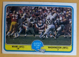 1981 SUOER BOWL VII Fleer In Action #63 of 88 - Picture 1 of 2