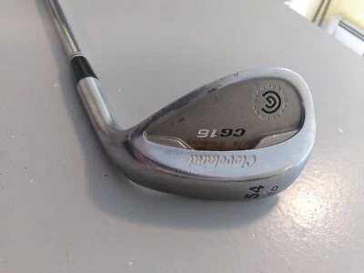 Cleveland CG16 Tour Satin Chrome 54* 14* Sand Wedge Traction Steel  - Image 1 of 4