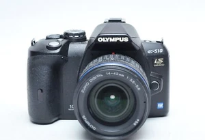 Olympus EVOLT E-510 IS digitale Spiegelreflexkamera mit 14–42 mm F3,5–5,6 Objektiv 7769 - Bild 1 von 3