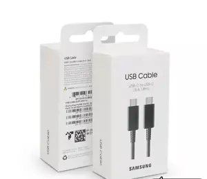 Original Samsung USB-C to USB-C Cable 1.8m 5.9ft 5A Type C - EP-DX510 - Photo 1 sur 2