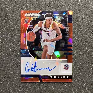 2020-21 Prizm Draft Picks CALEB HOMESLEY #PA-CH Rookie AUTO - RED CRACKED ICE - Picture 1 of 4