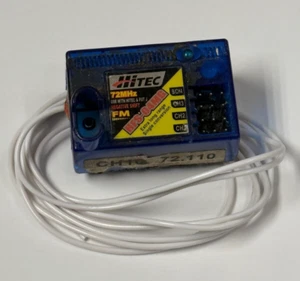 Hitec HFS04MG Negative Shift 72mhz RC Airplane Micro Receiver : Futaba Hitec - Picture 1 of 1