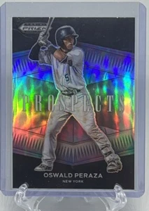 Oswald Peraza - 2021 Panini Prizm Draft Prospect Silver Prizm #P-OP - Picture 1 of 2