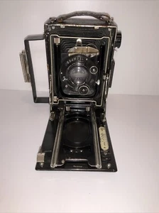Ica Dresden Film Camera Lens Compur Tessar 1:4.5 Carl Zeiss Jena 582364~Untested - Picture 1 of 21