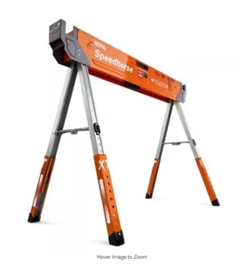 BORA 30 in. to 36 in. H Steel Speed Horse XT Adjustable Height Sawhorse with Aut - Picture 1 of 5