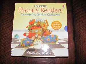 Usborne Phonics Readers 12 Books Titles Box Set - LIKE NEW - Imagen 1 de 2