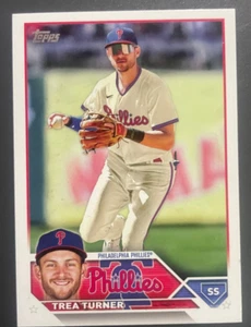 Trea Turner, Philadelphia Phillies (Card #475) Topps, 2023. - Picture 1 of 2