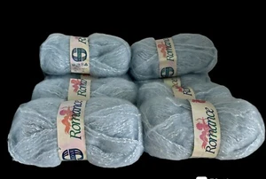 8 Sirdar Romance Yarn Blue Soft & Gentle 50G Acrylic Viscose Mohair Nylon - Picture 1 of 6