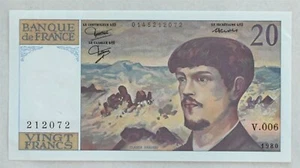 Frankreich 1980 20 Francs PK#151 AU/UNC RC0433 Kombiversand - Bild 1 von 2