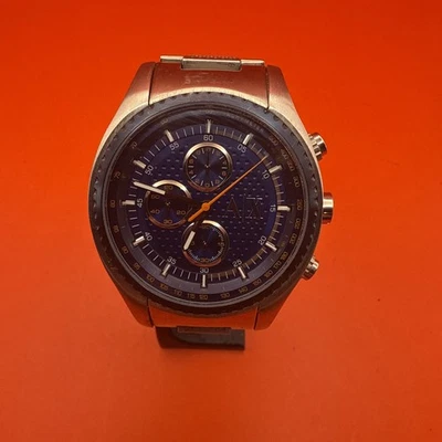 Reloj cronógrafo para hombre Armani Exchange AX1607 esfera azul acero inoxidable Foto 1 de 4