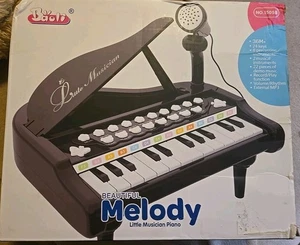Love  & Mini Black  Piano for Toddler Learning toy mic MP3 2 instruments Record - Picture 1 of 4