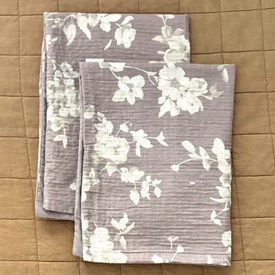 Funda de almohada floral Calvin Klein Eternity / funda - Juego de 2 - rosa malva Foto 1 de 4