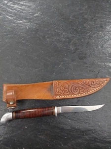 Kinfolks 333 Bird and Trout knife with sheath. - Picture 1 of 4