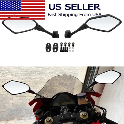 Espejos retrovisores izquierdo y derecho para Honda RC51 Hyosung GT125R GT250R GT650R GT650S Foto 1 de 4