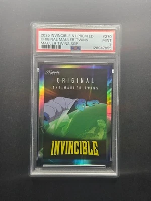 PSA 9 MINT 2025 Invincible Season 1 Keepsake Original Mauler Twins #270 SSP - Image 1 of 2