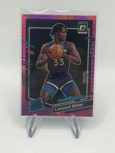 2023-24 Donruss Optic Leonard Miller #234 Hyper Pink Rookie - Picture 1 of 2