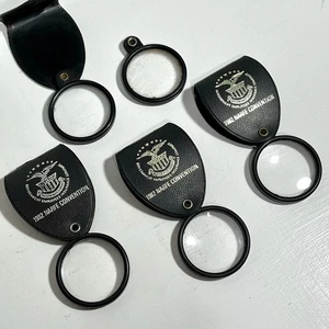 5 Vintage 1982 NARFE Convention Folding Pocket Magnifying Glass Lot Fold In Case - Picture 1 of 3