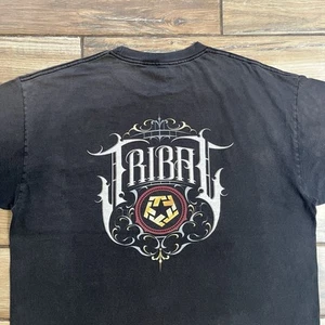 Camiseta Tribal Gear Y2K Graffiti Gráfica Para Hombre XXL Patinador Rencor Negra - Imagen 1 de 13