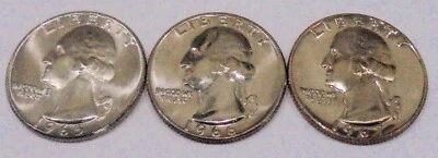 Nice 1965 ,66,67 SMS BU Proof-Like Washington Quarter #698 From Special Mint Set - Image 1 of 2