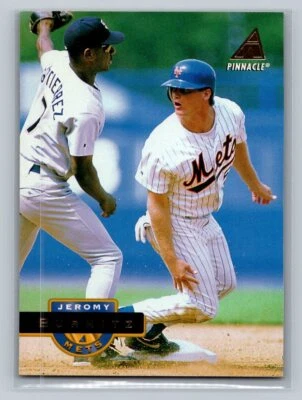 1994 Jeromy Burnitz #395 Pinnacle New York Mets 94-PIN #2 - Image 1 of 2