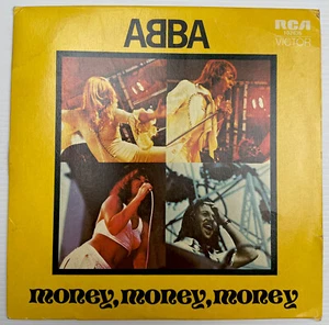 Abba Money Money Money / Crazy World Vinyl Record 7” 45 RPM 102835 RCA 1976 OG - Picture 1 of 24