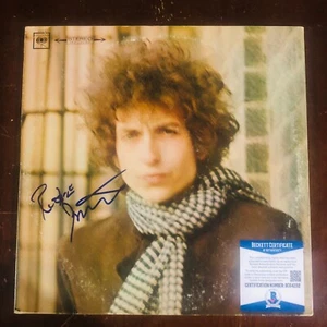 BOB DYLAN Autograph Signed "Blonde on Blonde " Album by Robbie Robertson BAS - Picture 1 of 1