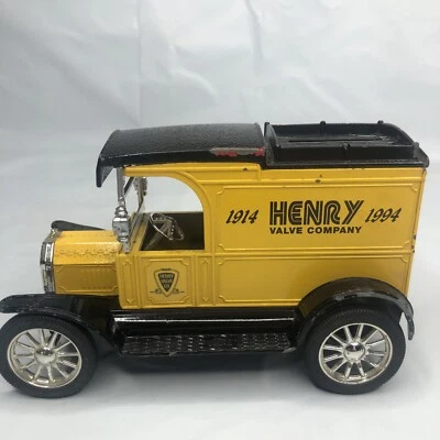 DE COLECCIÓN ERTL HENRY VALVE 1913 MODELO T BANCO Metal fundido a presión 1/25 PROMOCIONAL #3293 Foto 1 de 4