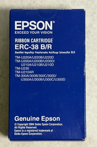 Wkład taśmowy Epson ERC38BR czarny/czerwony - Zdjęcie 1 z 3